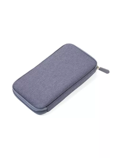 TROIKA Dokumentumtároló, utazáshoz, RFID védelemmel, TROIKA "Safe flight", szürke