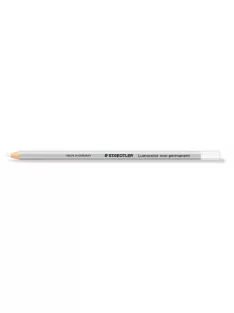   STAEDTLER Jelölőceruza, hatszögletű, mindenre író, lemosható (omnichrom), STAEDTLER "Lumocolor 108", fehér