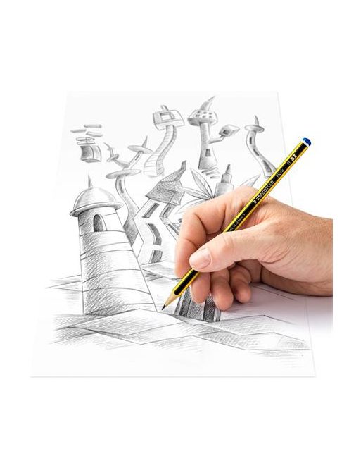 STAEDTLER Grafitceruza, H, hatszögletű, STAEDTLER "Noris 120"