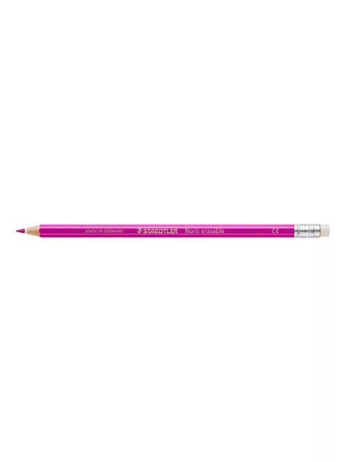 STAEDTLER Színes ceruza készlet radírral, hatszögletű, STAEDTLER "Noris Club", 12 különböző szín