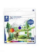 STAEDTLER Színes ceruza készlet, hatszögletű, STAEDTLER "146 C", 24 különböző szín