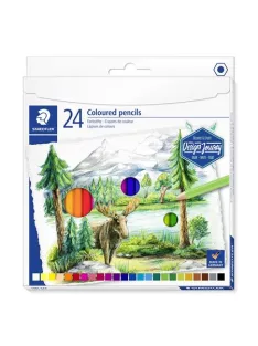   STAEDTLER Színes ceruza készlet, hatszögletű, STAEDTLER "146 C", 24 különböző szín
