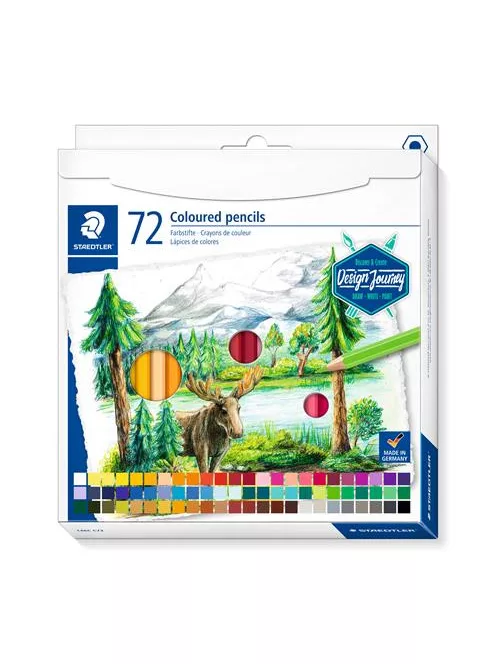 STAEDTLER Színes ceruza készlet, hatszögletű, STAEDTLER "146 C", 72 különböző szín