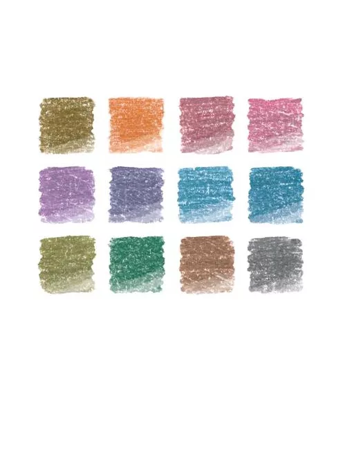 STAEDTLER Színes ceruza készlet, hatszögletű, STAEDTLER® "metallic 146M", 12 különböző metál szín