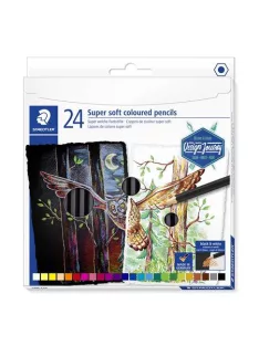   STAEDTLER Színes ceruza készlet, hatszögletű, STAEDTLER "149 C", 24 különböző szín