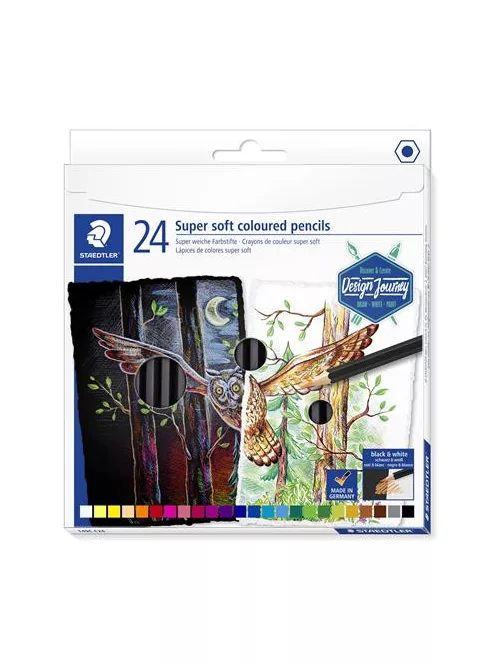 STAEDTLER Színes ceruza készlet, hatszögletű, STAEDTLER "149 C", 24 különböző szín