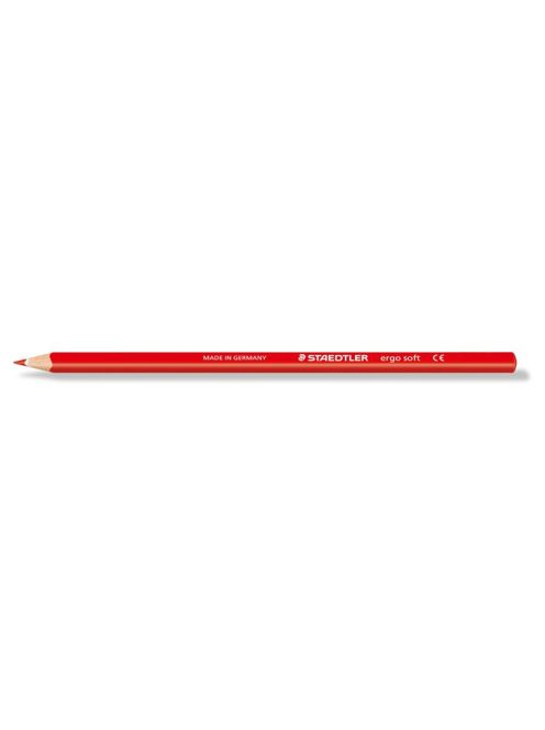 STAEDTLER Színes ceruza, háromszögletű, STAEDTLER "Ergo Soft 157", piros