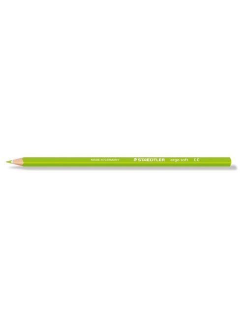 STAEDTLER Színes ceruza, háromszögletű, STAEDTLER "Ergo Soft 157", világoszöld