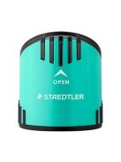STAEDTLER Grafitceruza készlet, hegyezővel, radírral, HB, STAEDTLER "Norix® 181", franciazöld
