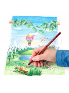   STAEDTLER Színes ceruza készlet, hatszögletű, STAEDTLER "Noris Colour 185", 24 különböző szín