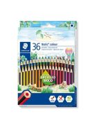 STAEDTLER Színes ceruza készlet, hatszögletű, STAEDTLER "Noris Colour 185", 36 különböző szín