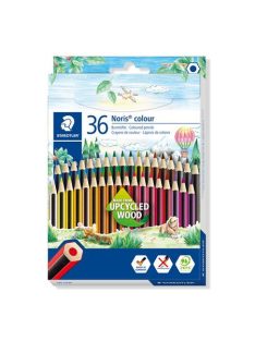   STAEDTLER Színes ceruza készlet, hatszögletű, STAEDTLER "Noris Colour 185", 36 különböző szín