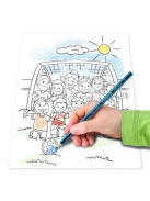 STAEDTLER Színes ceruza készlet, hatszögletű, színezőfüzettel, STAEDTLER "Noris® Colour 185", 12 szín