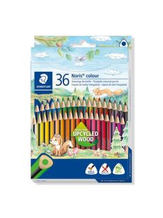   STAEDTLER Színes ceruza készlet, háromszögletű, STAEDTLER "Noris Colour 187", 36 különböző szín