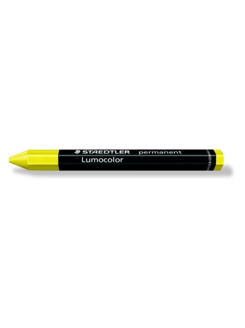 STAEDTLER Jelölőkréta, mindenre író, vízálló (omnigraph), STAEDTLER "Lumocolor 236", sárga