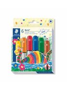 STAEDTLER Zsírkréta, zselés, STAEDTLER "Noris 2390", 6 különböző szín