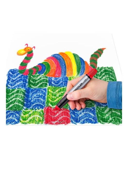 STAEDTLER Zsírkréta, zselés, STAEDTLER "Noris 2390", 6 különböző szín