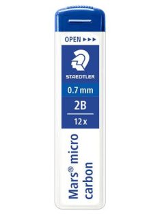   STAEDTLER Grafitbél, 2B, 0,7 mm, STAEDTLER "Mars Micro Carbon 250"