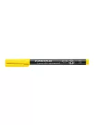 STAEDTLER Alkoholos marker, OHP, 0,4 mm, STAEDTLER "Lumocolor® 313 S", sárga