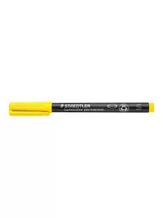   STAEDTLER Alkoholos marker, OHP, 0,4 mm, STAEDTLER "Lumocolor® 313 S", sárga