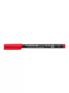 STAEDTLER Alkoholos marker, OHP, 0,4 mm, STAEDTLER "Lumocolor® 313 S", piros