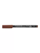 STAEDTLER Alkoholos marker, OHP, 0,4 mm, STAEDTLER "Lumocolor® 313 S", barna