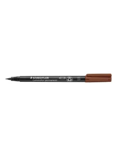  STAEDTLER Alkoholos marker, OHP, 0,4 mm, STAEDTLER "Lumocolor® 313 S", barna