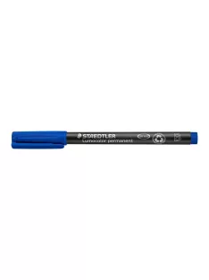   STAEDTLER Alkoholos marker, OHP, 1-2,5 mm, STAEDTLER "Lumocolor® 314 B", kék