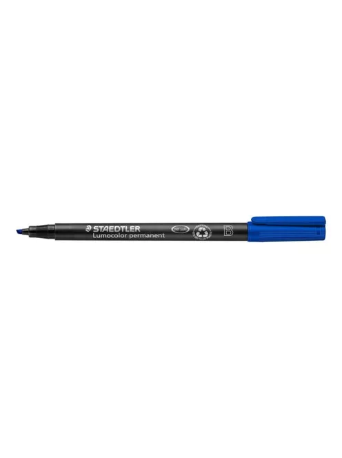 STAEDTLER Alkoholos marker, OHP, 1-2,5 mm, STAEDTLER "Lumocolor® 314 B", kék