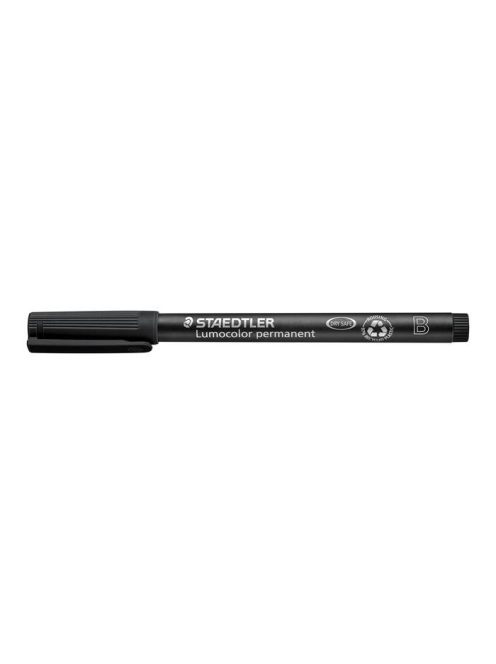 STAEDTLER Alkoholos marker, OHP, 1-2,5 mm, STAEDTLER "Lumocolor® 314 B", fekete