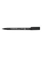 STAEDTLER Alkoholos marker, OHP, 1-2,5 mm, STAEDTLER "Lumocolor® 314 B", fekete