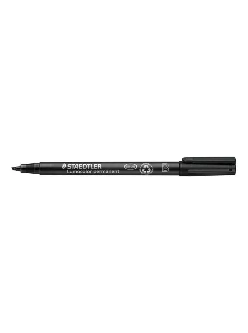 STAEDTLER Alkoholos marker, OHP, 1-2,5 mm, STAEDTLER "Lumocolor® 314 B", fekete