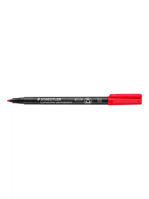 STAEDTLER Alkoholos marker, OHP, 1 mm, STAEDTLER "Lumocolor® 317 M", piros