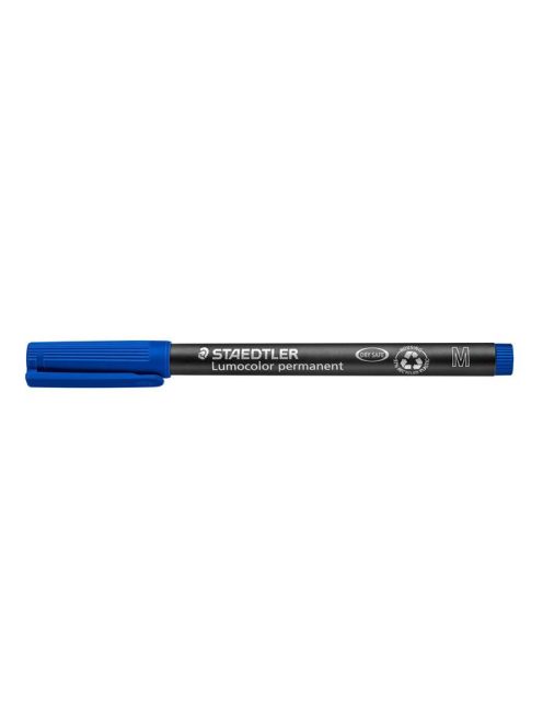 STAEDTLER Alkoholos marker, OHP, 1 mm, STAEDTLER "Lumocolor® 317 M", kék