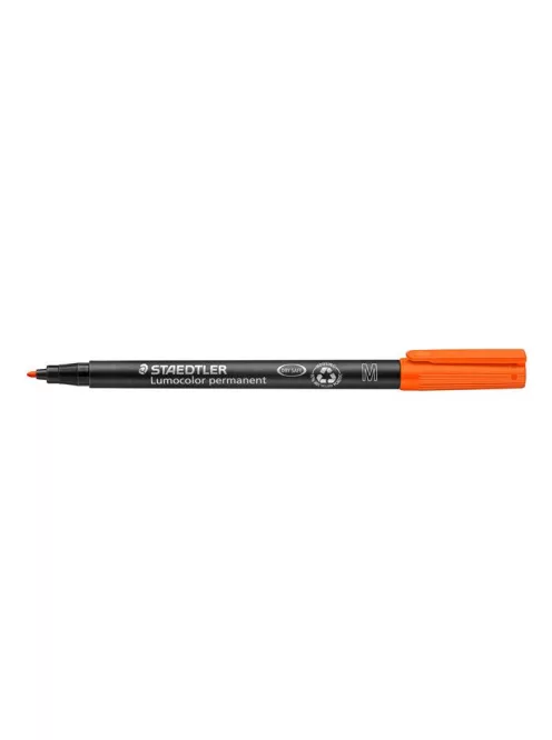STAEDTLER Alkoholos marker, OHP, 1 mm, STAEDTLER "Lumocolor® 317 M", narancssárga