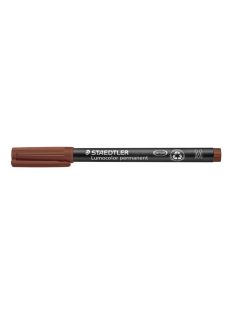   STAEDTLER Alkoholos marker, OHP, 1 mm, STAEDTLER "Lumocolor® 317 M", barna