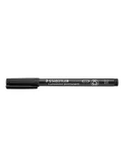 STAEDTLER Alkoholos marker, OHP, 1 mm, STAEDTLER "Lumocolor® 317 M", fekete
