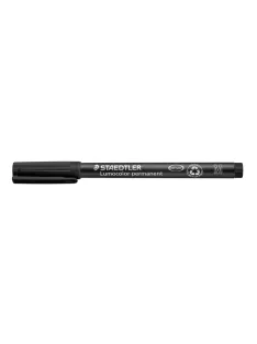   STAEDTLER Alkoholos marker, OHP, 1 mm, STAEDTLER "Lumocolor® 317 M", fekete
