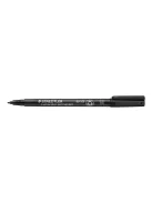 STAEDTLER Alkoholos marker, OHP, 1 mm, STAEDTLER "Lumocolor® 317 M", fekete
