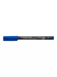   STAEDTLER Alkoholos marker, OHP, 0,6 mm, STAEDTLER "Lumocolor® 318 F", kék