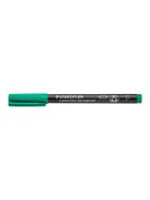 STAEDTLER Alkoholos marker, OHP, 0,6 mm, STAEDTLER "Lumocolor® 318 F", zöld