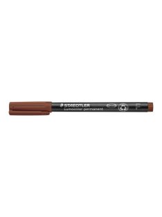   STAEDTLER Alkoholos marker, OHP, 0,6 mm, STAEDTLER "Lumocolor® 318 F", barna