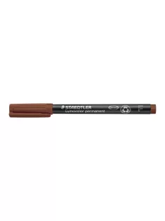   STAEDTLER Alkoholos marker, OHP, 0,6 mm, STAEDTLER "Lumocolor® 318 F", barna