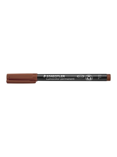 STAEDTLER Alkoholos marker, OHP, 0,6 mm, STAEDTLER "Lumocolor® 318 F", barna