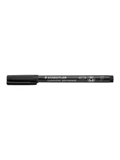   STAEDTLER Alkoholos marker, OHP, 0,6 mm, STAEDTLER "Lumocolor® 318 F", fekete
