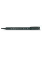 STAEDTLER Alkoholos marker, OHP, 0,6 mm, STAEDTLER "Lumocolor® 318 F", fekete