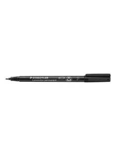   STAEDTLER Alkoholos marker, OHP, 0,6 mm, STAEDTLER "Lumocolor® 318 F", fekete