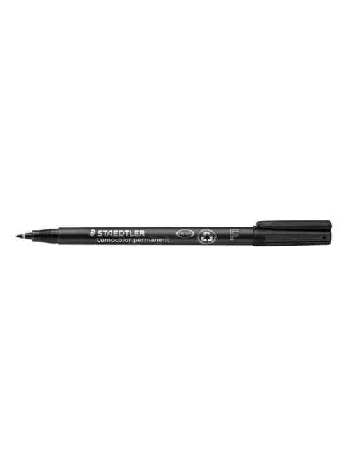 STAEDTLER Alkoholos marker, OHP, 0,6 mm, STAEDTLER "Lumocolor® 318 F", fekete