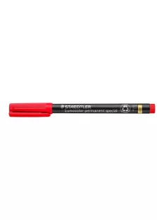  STAEDTLER Alkoholos marker, 0,6 mm, STAEDTLER "Lumocolor® special 319 F", piros