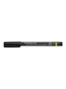 STAEDTLER Alkoholos marker, 1 mm, kúpos, STAEDTLER "Lumocolor® garden 319 GM", fekete